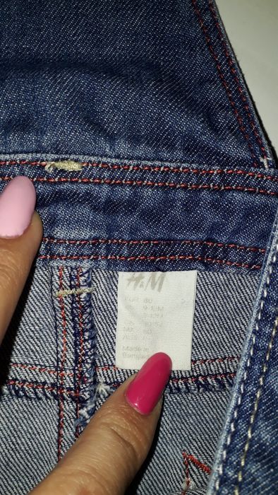 Wycinanka sukienka dzinsowa H&M rozm. 80