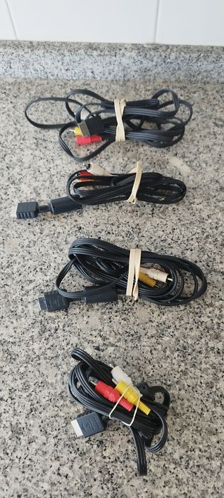 Cabos Av PS1 e Ps2