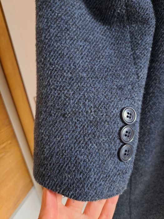 Płaszcz zimowy granatowy