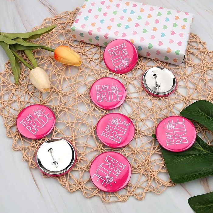 Despedida de solteira pins crachás 16 equipa + 1 noiva NOVOENVIOGRÁTIS