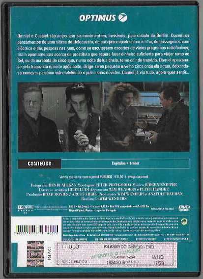 Wim Wenders. As Asas do Desejo.