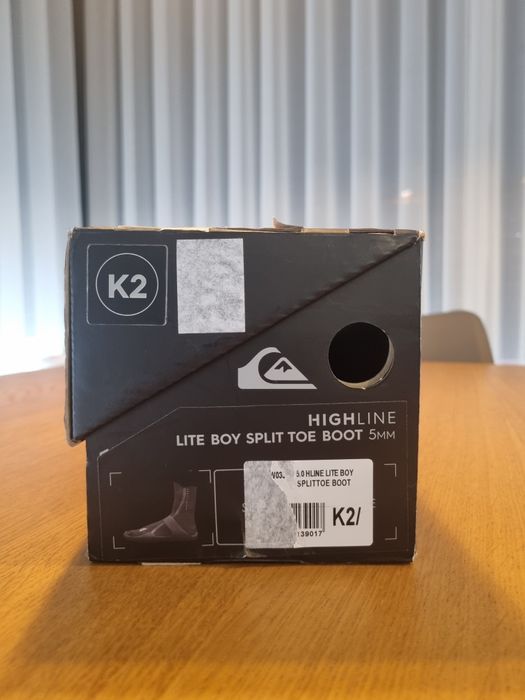 Botas Surf Lite Boy Highline Quiksilver 5mm (Tamanho 34) - NOVAS