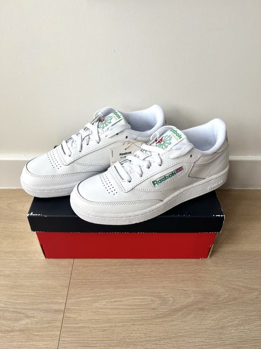 Оригінал Reebok (36,5-37,5) Classic Club C 85 (AR0456) Кеди Кросівки