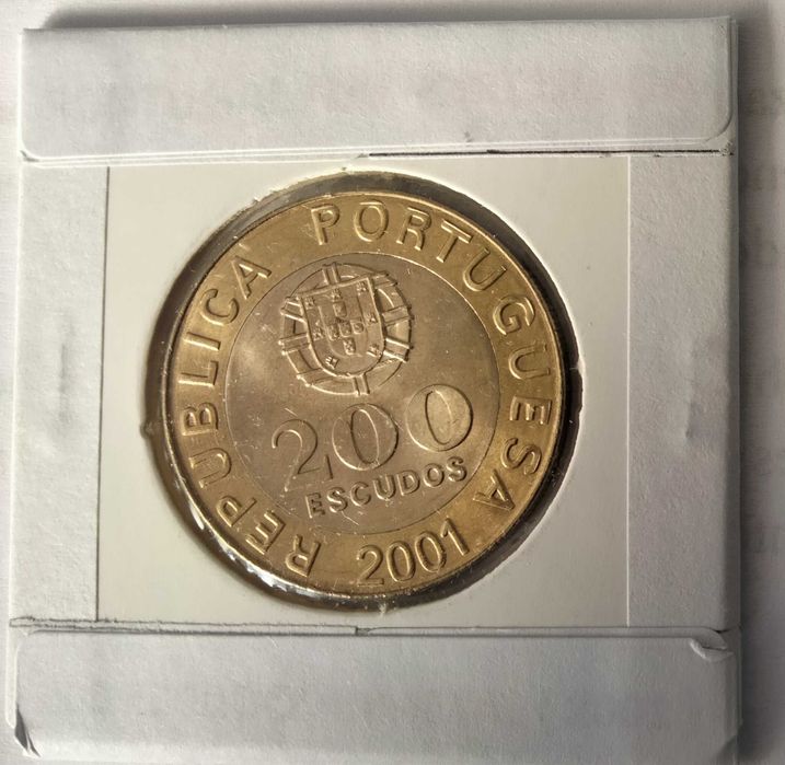 7 Moedas 200 Escudos  República Portuguesa Comemorativas  Bimetálicas