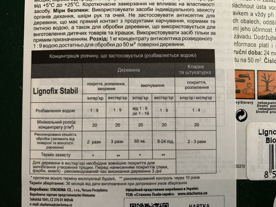 Пропитка дерева для зовнішніх і внутрішніх робіт коричневий 5 кілограм