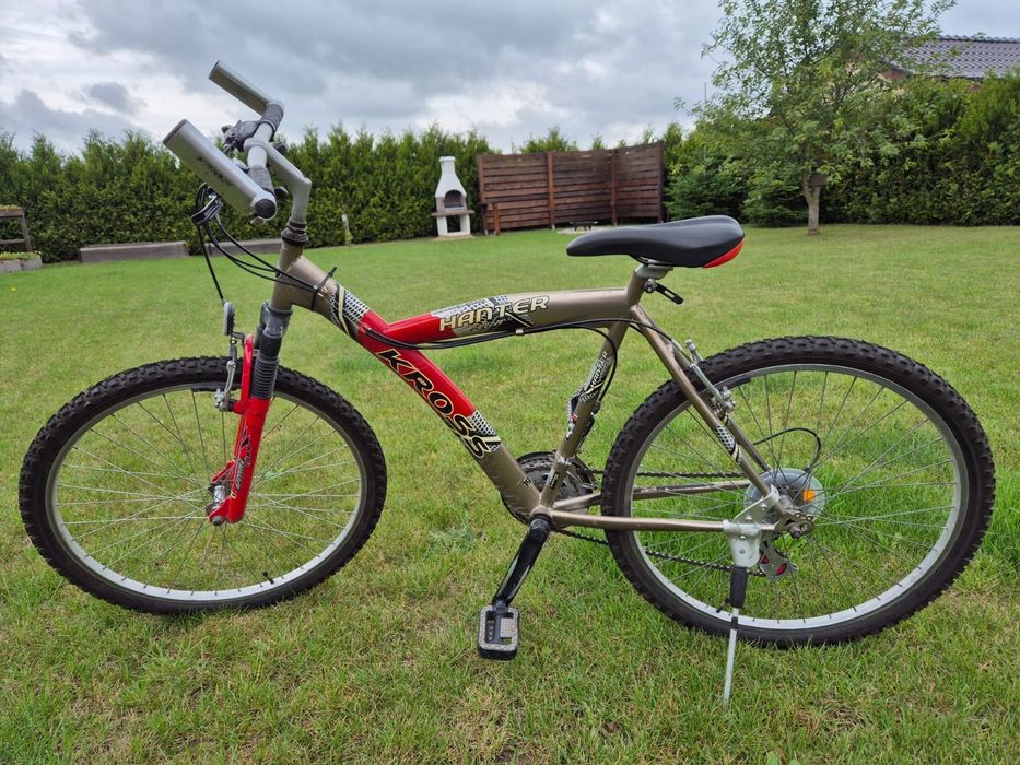 Rower KROSS 26 góral czerwono srebrny