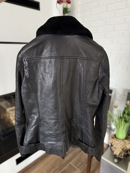 Kurtka skórzana Ochnik S raz założona