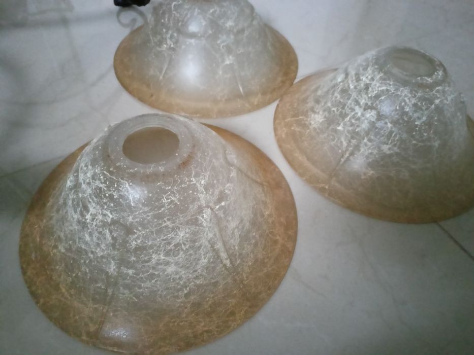 Lampa wisząca potrójna sufitowa żyrandol