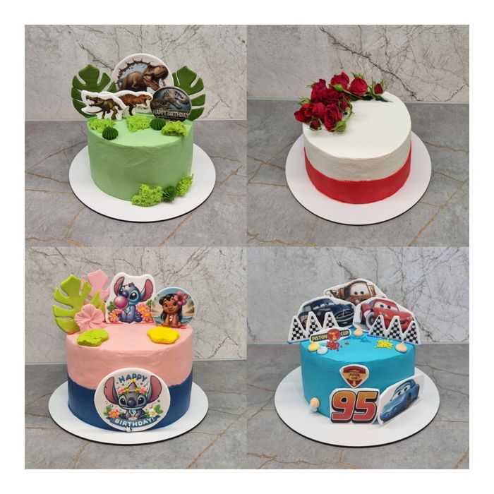 Торти, пляцки, ягідні чізкейки та кекси