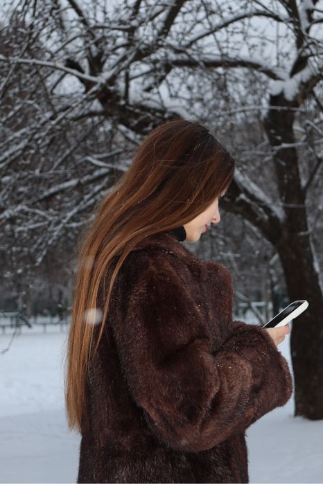 Вінтажна норкова шуба