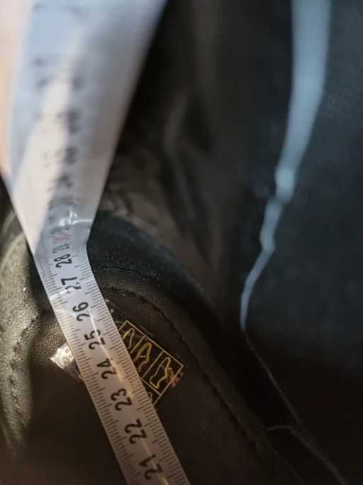 Czarne, skórzane sztyblety Zign, 40