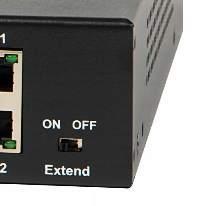 Switch POE do kamer IP 16xPOE 240Mbps 240W 16 porów rj45 + 2 porty