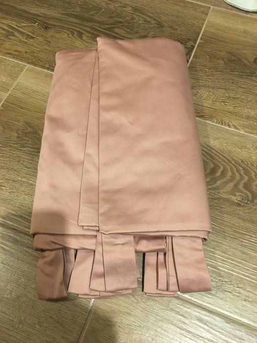 Zasłony zaciemniające pudrowy róż