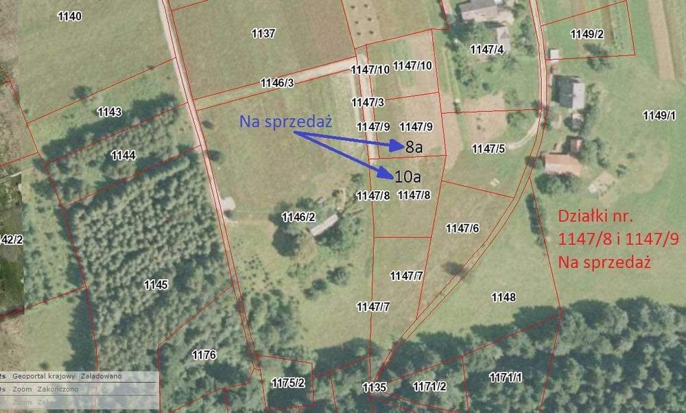 Działka widokowa 10A, Mystków, Kamionka Wielka, Nowy Sącz. - Widok 2