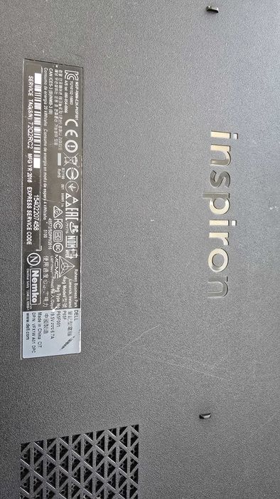 Laptop Dell inspiron 7566 i7