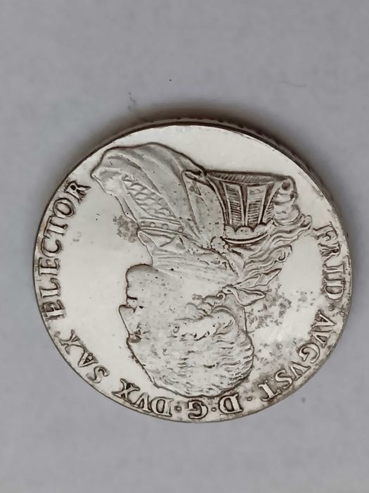 S1 M713, starocie stara moneta Fryderyk August kopia talar 1793