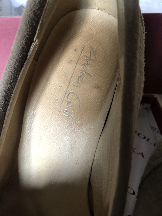 Туфли замшевые