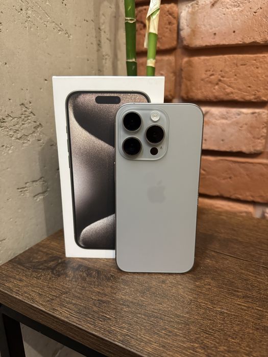 iPhone 15 Pro 128GB 100% | Natural Titanium | Okazja !