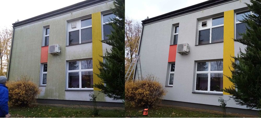 Mycie Czyszczenie - Kostki brukowej, Elewacji, Dachów, Ogrodzeń itp.