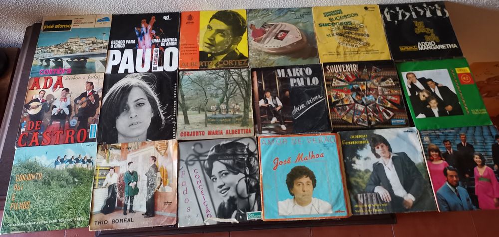 Discos de vinil em óptimo estado