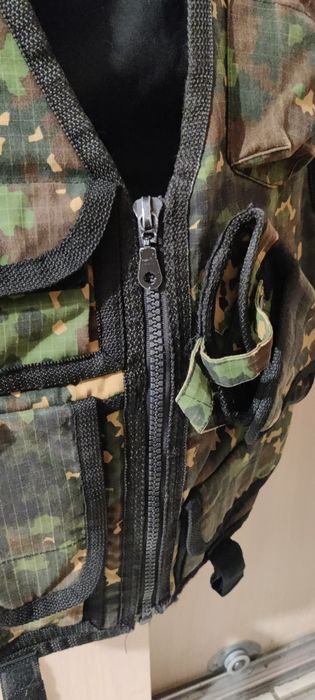 Разгрузка плитконоска жилет тактический с кобурой универсальный размер