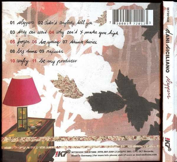 Dani Siciliano ‎– Slappers (CD)