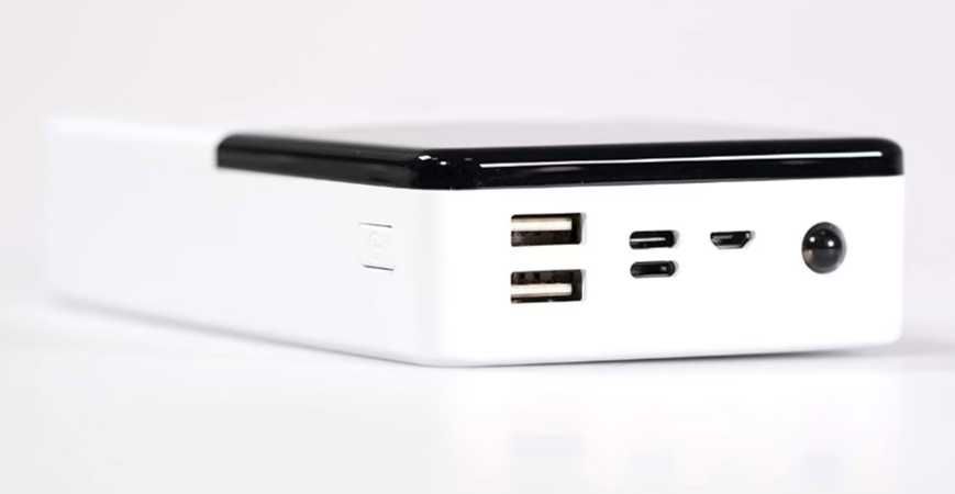 Power Bank Повербанк 30000мАч PowerX Q500 / Внешний аккумулятор / Новый белый