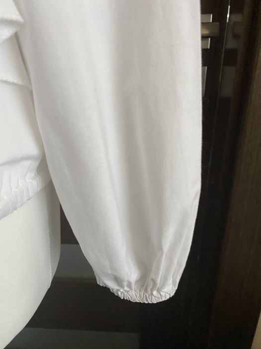 Biała bluzka z falbanami 36 Reserved