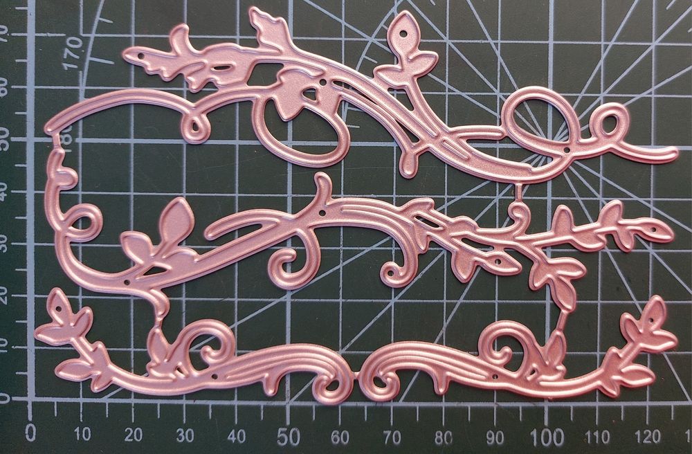 3608. Wykrojniki gałązki zawijasy scrapbooking