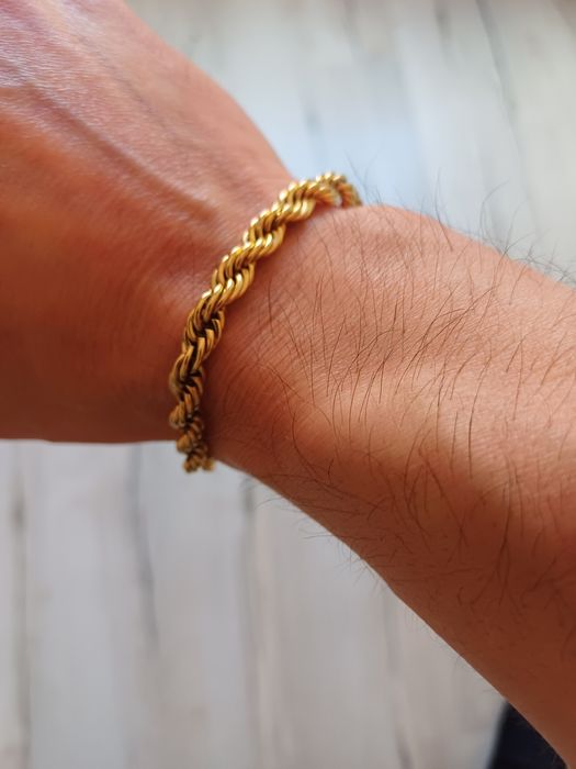 Pulseira dourada Twobrothers