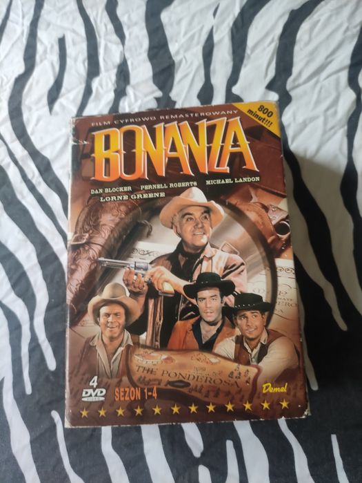 DVD filmy Bonanza 4filmy w zestawie