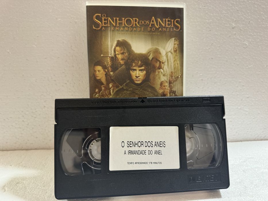 Cassetes VHS Senhor dos Aneis