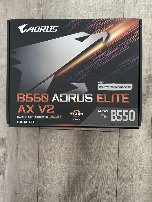материнська плата Gigabyte B550 AORUS ELITE AX V2