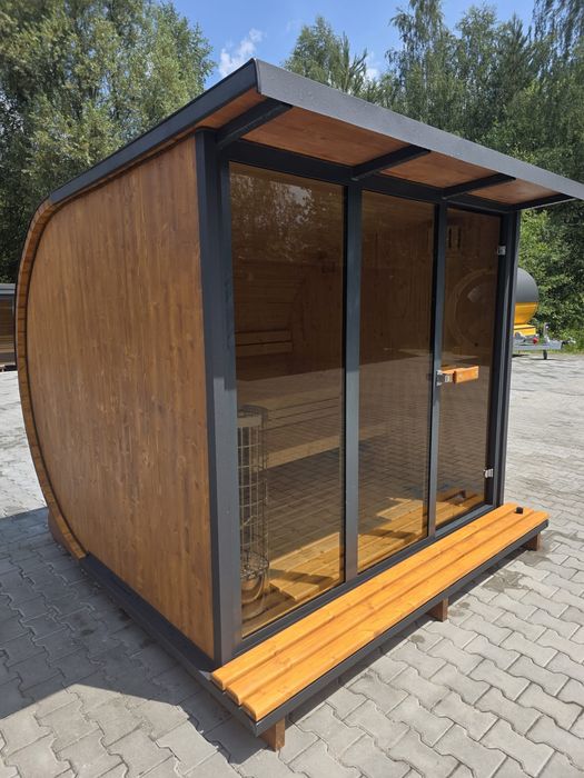 Sauna ogrodowa Horyzont 2,4x2,4m