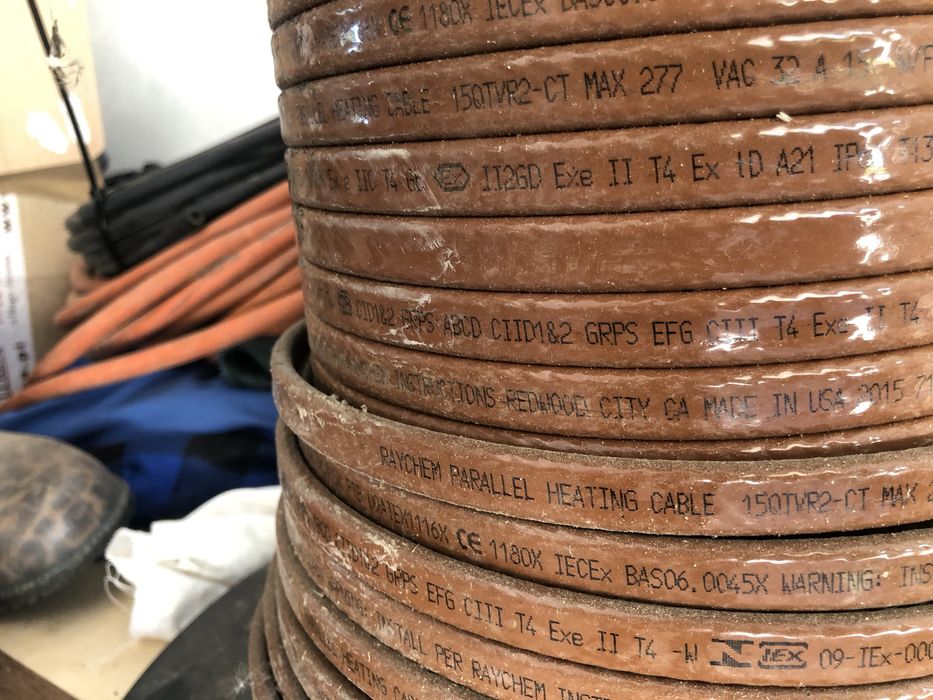 Kabel grzewczy Raychem 150TVR2-CT – przemysłowy, samoregulujący,