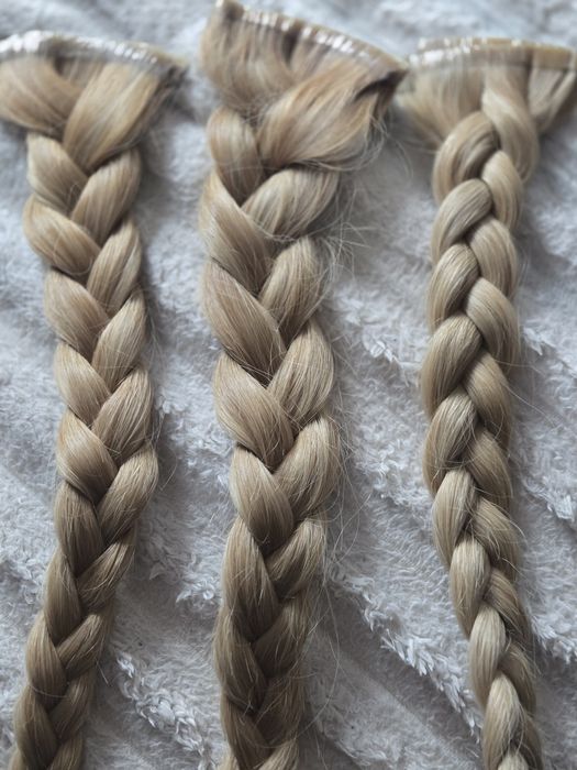 Bio taśmy  włosy naturalne  blond