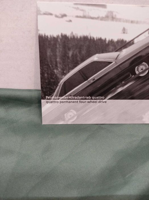 Pocztówka widokówka Audi quattro permanent four-wheel drive