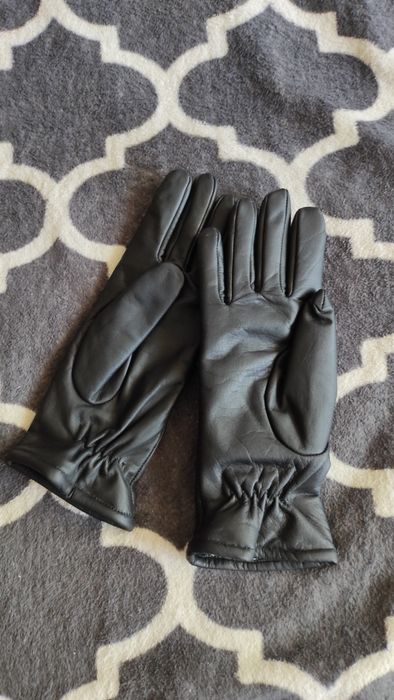 Rękawiczki zimowe skórzane