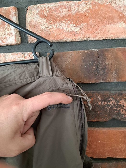 Columbia Titanium lekkie spodenki trekkingowe outdoor khaki XXL