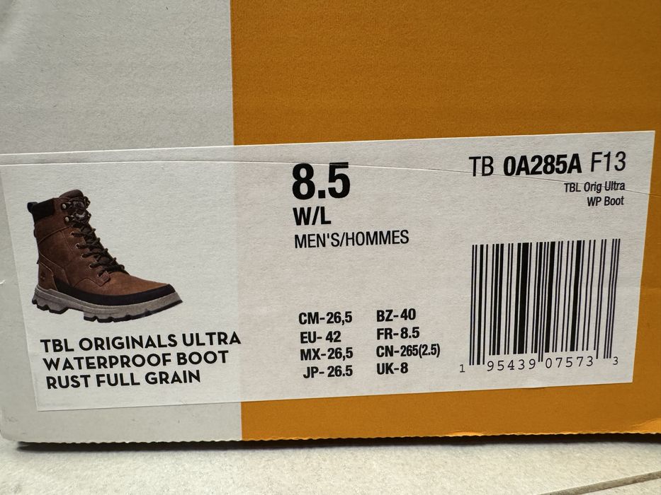 Черевики Timberland 42 чоловічі Оригінальні