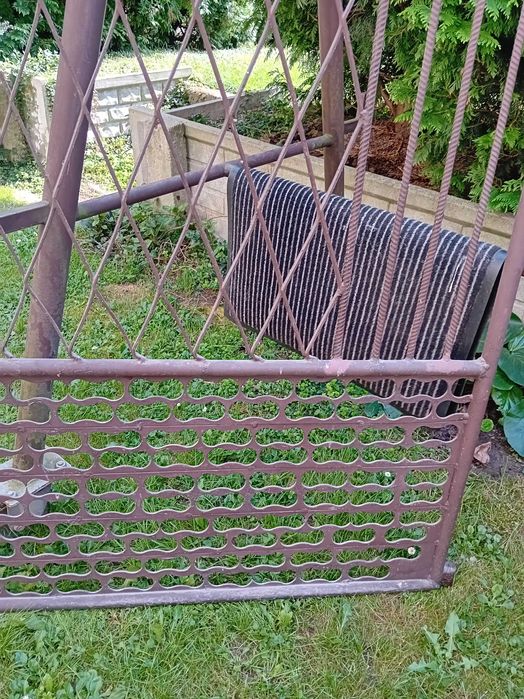 furtka z bramą metalowa