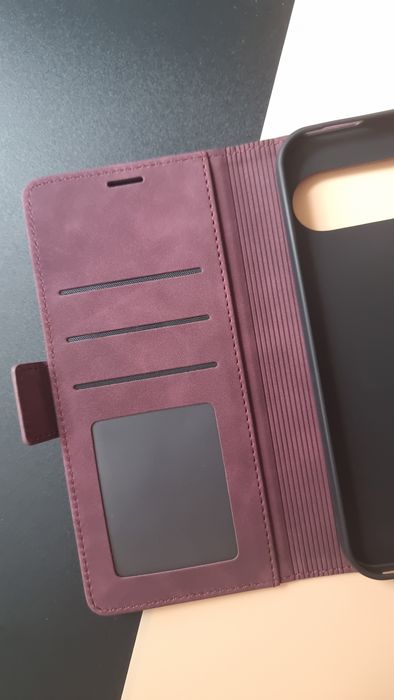 Etui do Google Pixel  9 Pro XL smukły case z KLAPKĄ, portfe