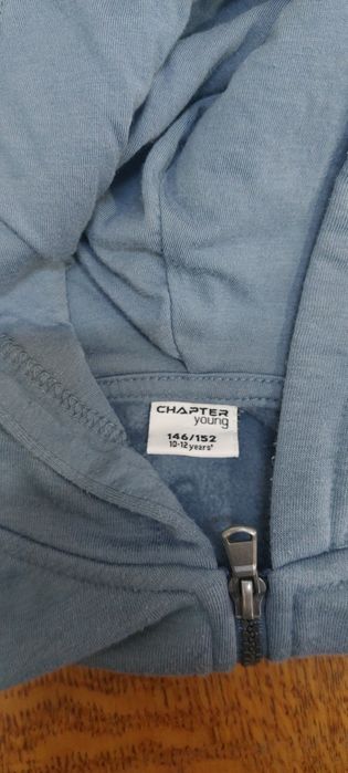 Худі блакитного кольору