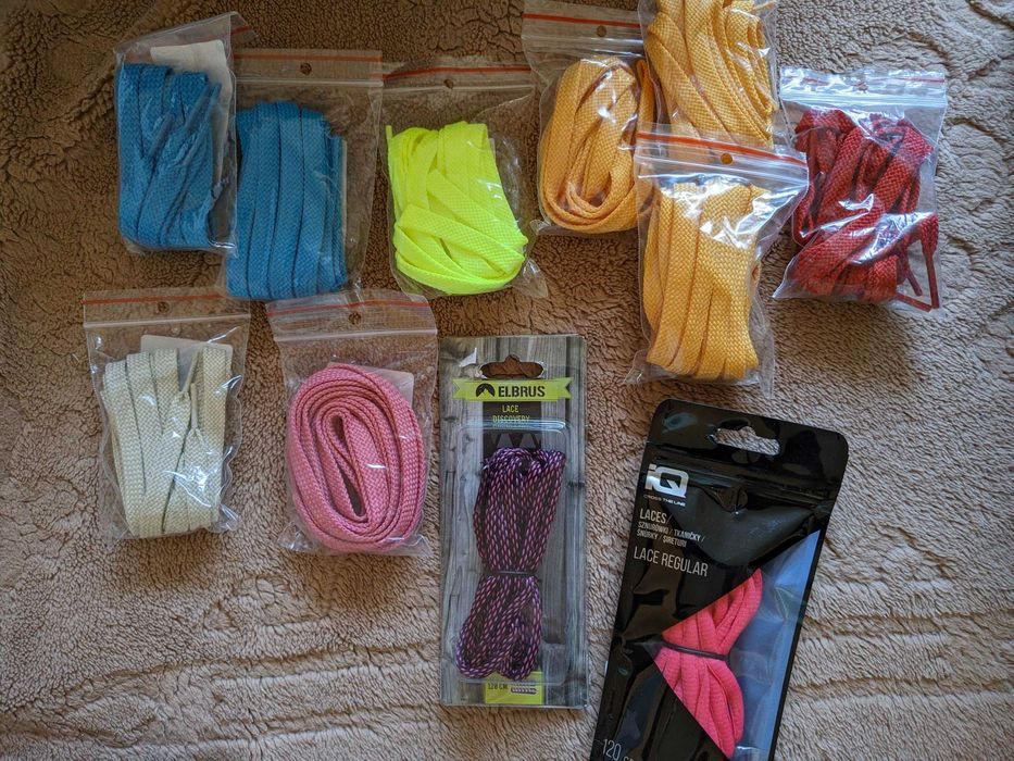 / Sznurowadła płaskie 7 mm / Sznurówki / Shoelaces / 120 cm / 150 cm /