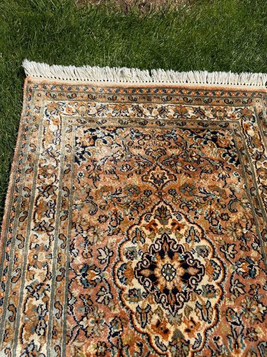 Nowy Jedwabny r.tkany dywan perski GHOUM / GHOM 105x64 galeria 7 tyś