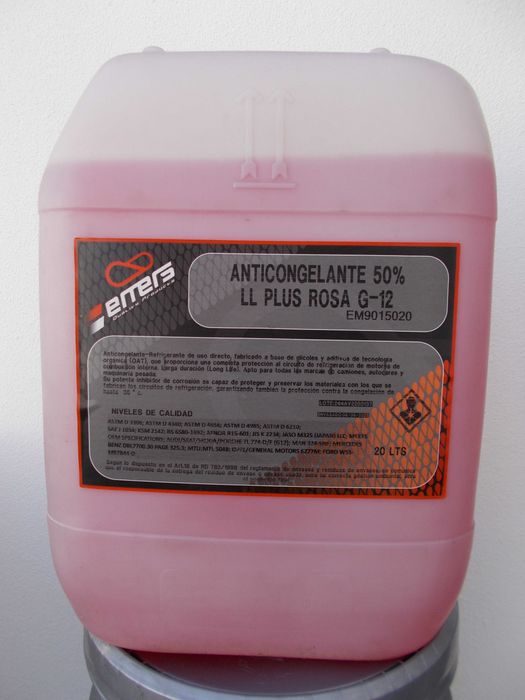Emers Anticongelante 50% LL Plus Rosa ( 20 Lt )