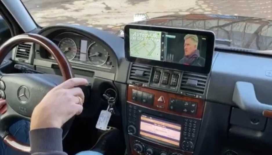 Дисплей W461 W463 W464 NTG USB Mercedes G магнітола Android 15 CarPlay