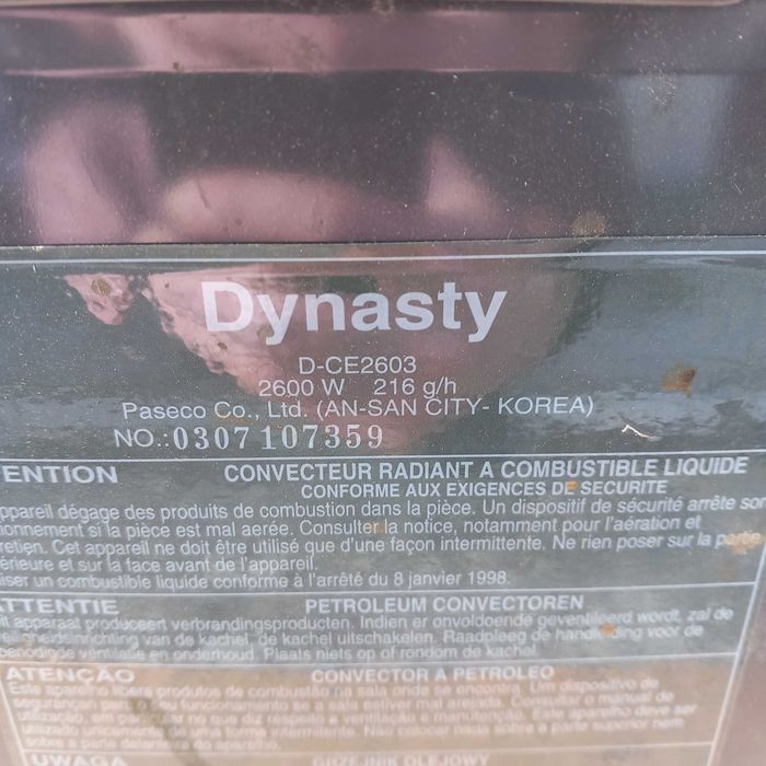 2 aquecedores a parafina usados