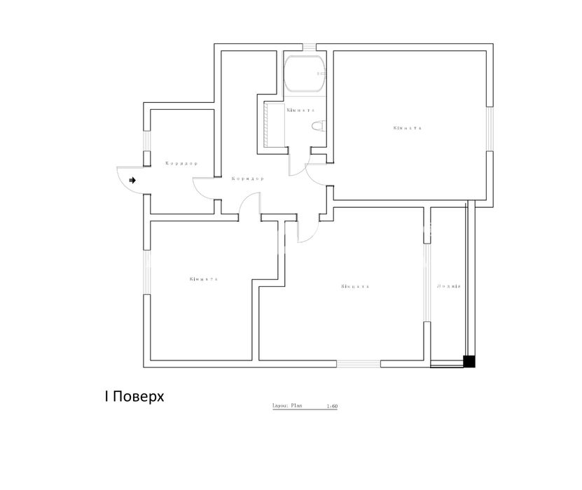 Прода окремостоячого будинку у с. Малехів на пагорбі