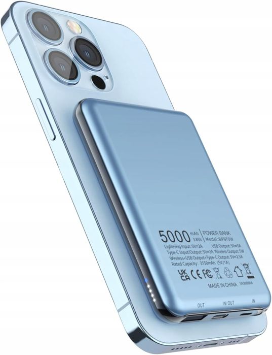 Power bank do Magsafe, 5000 mAh, bezprzewodowy